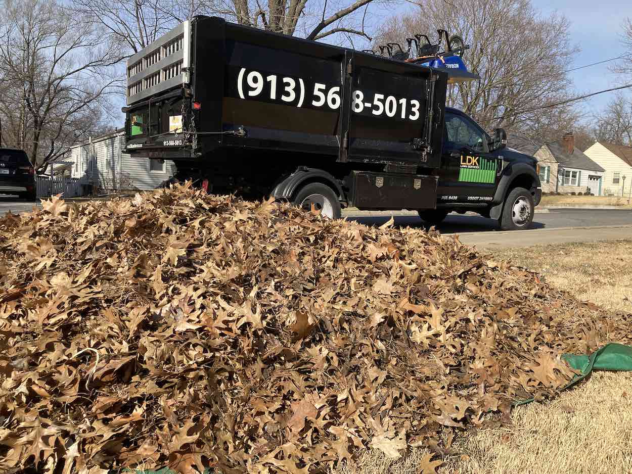 Leaf Removal Service in Kansas City LDK Lawn Service
