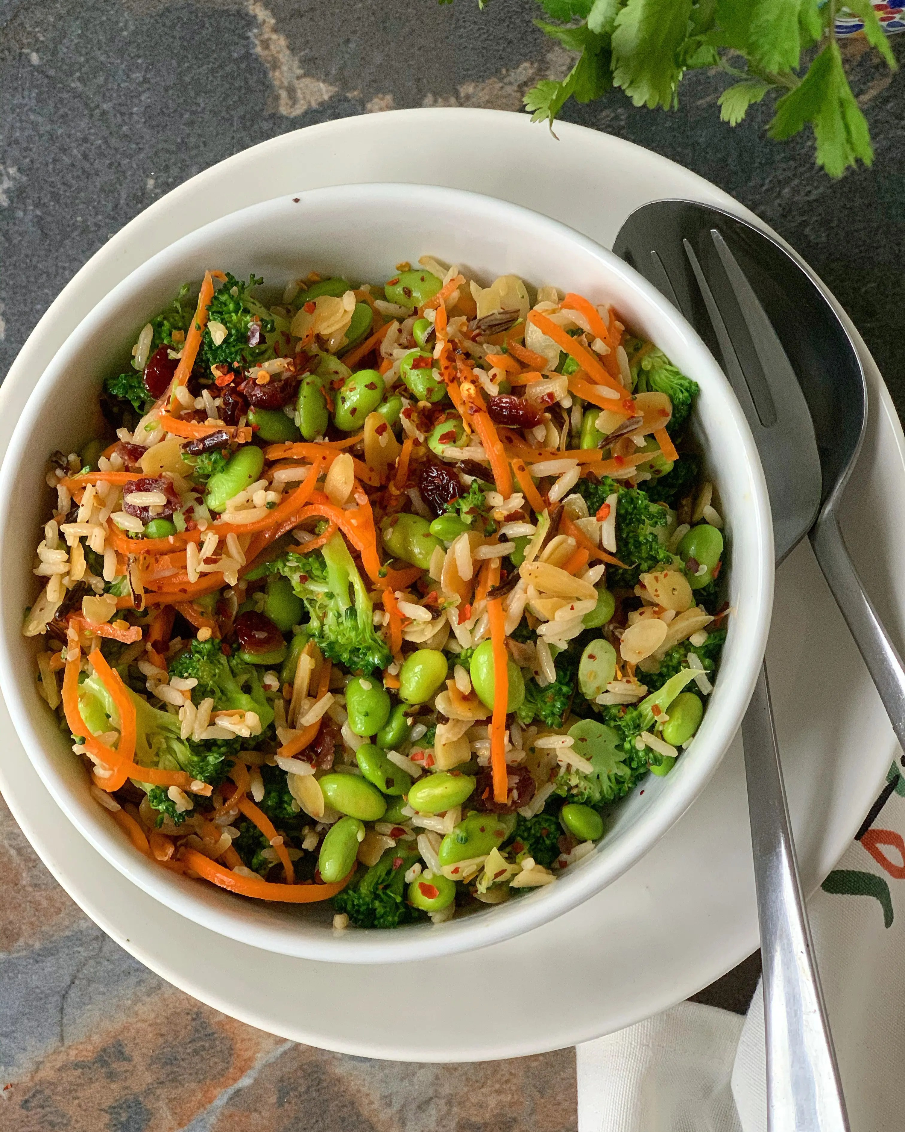 Edamame and Wild Rice Salad LDN Muscle