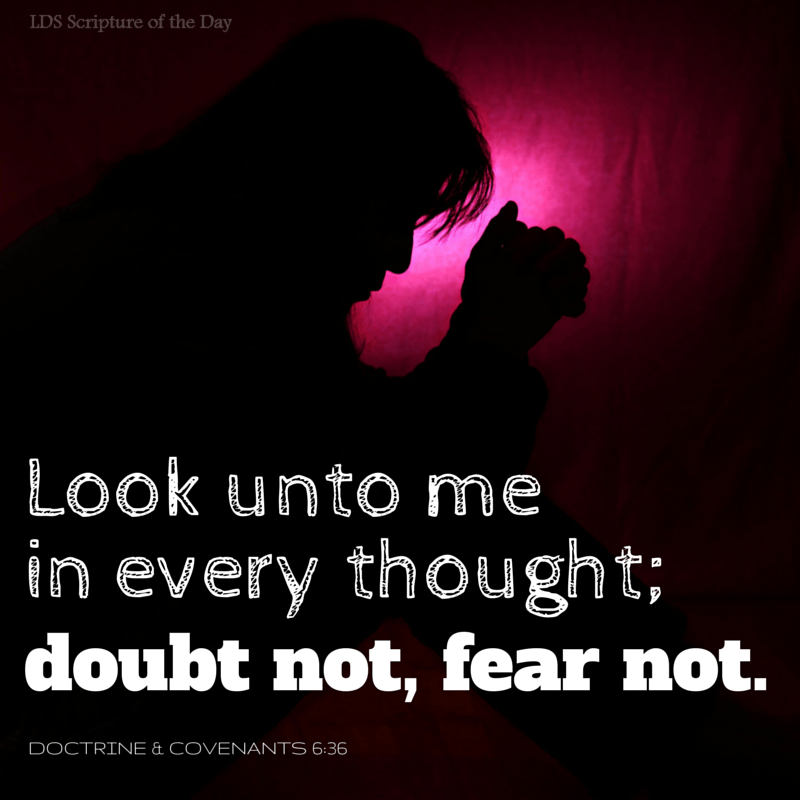 doubt not fear not scripture