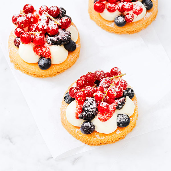 Fresh Fruit Flan Le Cafe