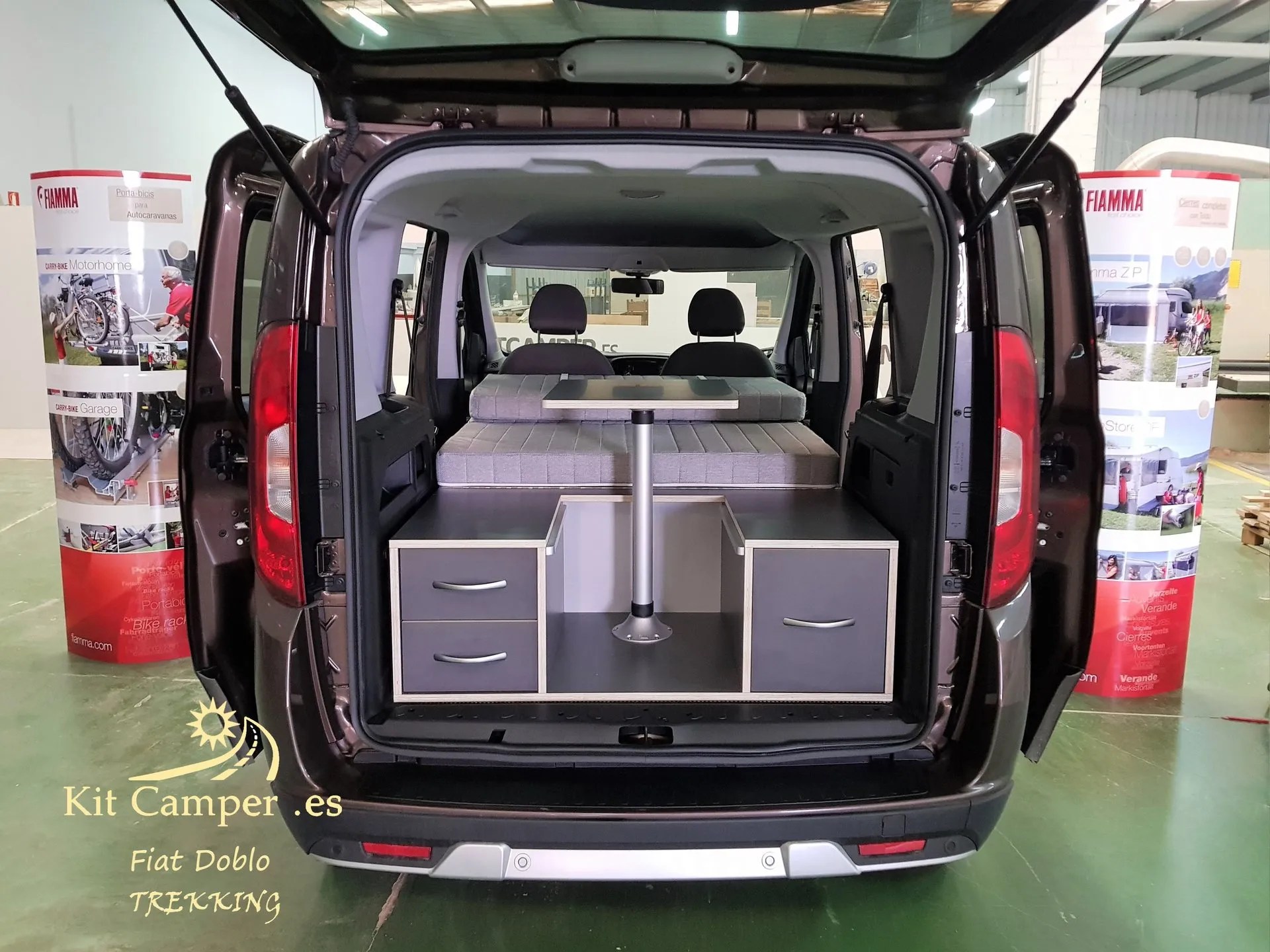 mueble camper para fiat doblo, mueble camper para opel combo,