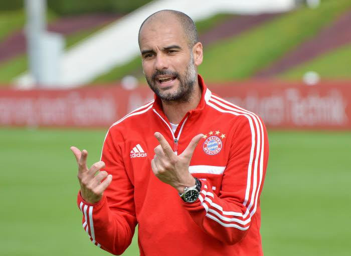 Bayern Munich Bayern Munich Pep Guardiola régale à l’entraînement