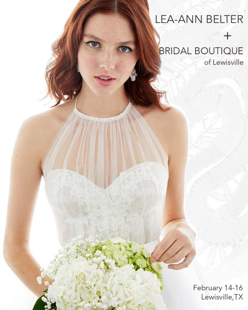 Texas Wedding Dress Trunk Show Bridal Boutique of Lewisville LeaAnn Belter Bridal / Astrid