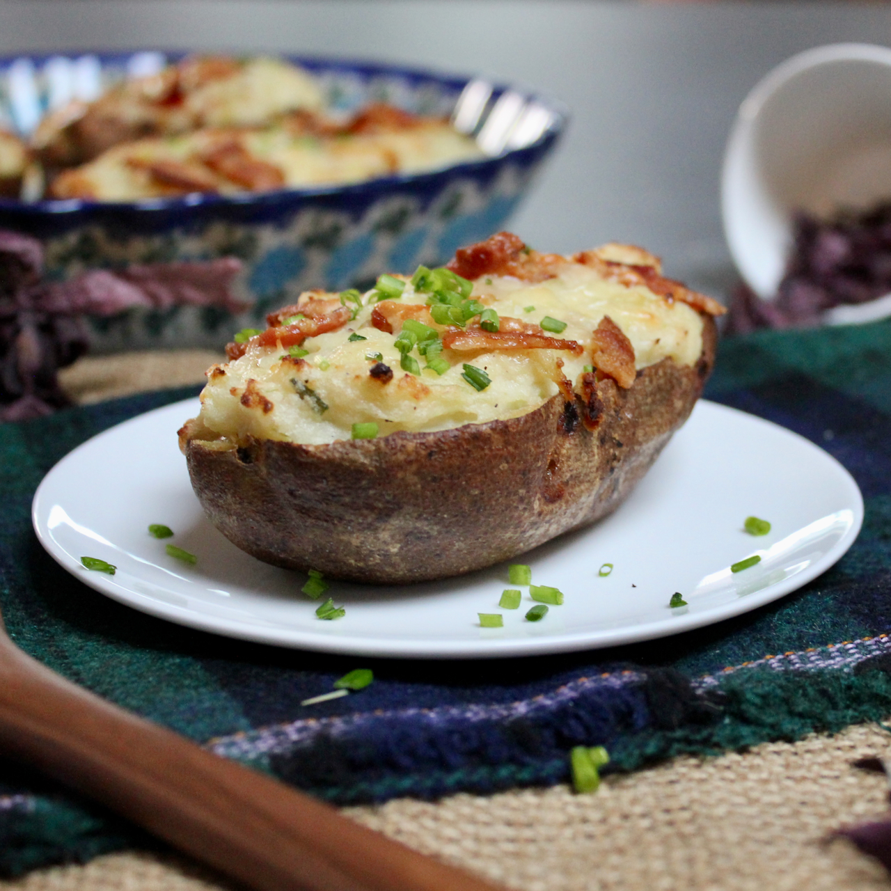 Colcannon Twice Baked Potatoes with crispy Dillisk Flakes! Lea & Jay