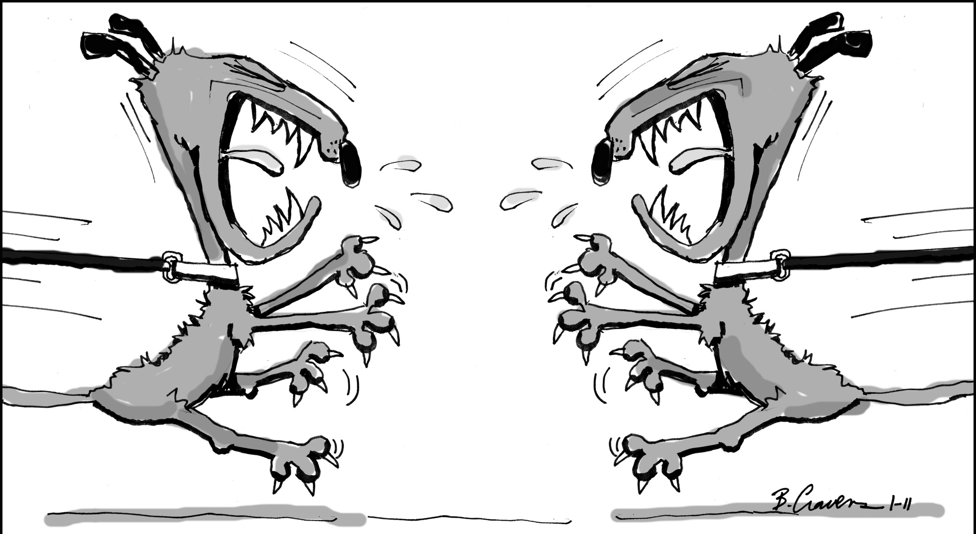 Why people can end up causing a dog fight Leadchanges