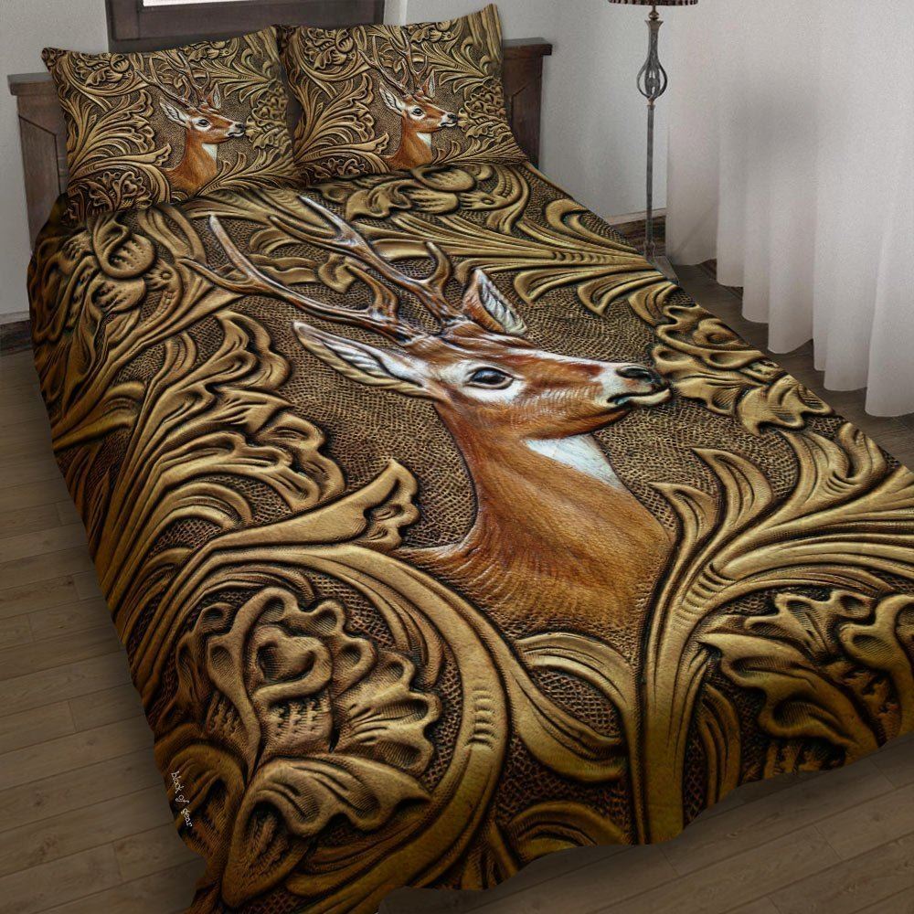 Deer Quilt Bedding Set Giftcustom