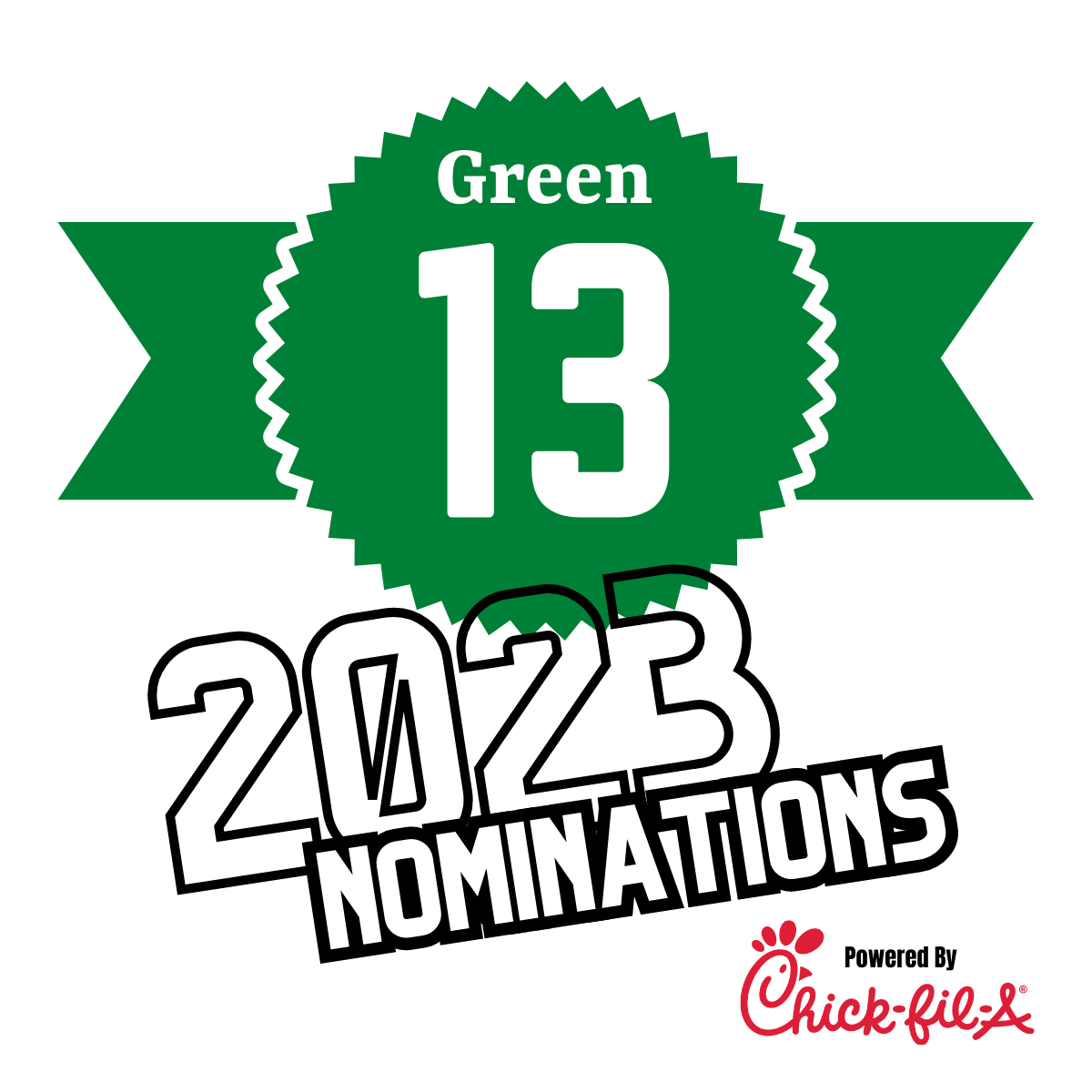 2023 Green 13 Nominations Lead 'Em Up
