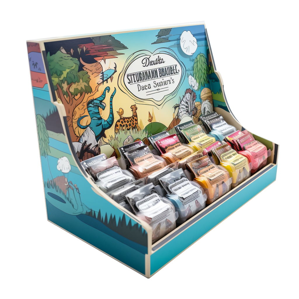 Retail Food Product Cardboard Display Boxes For Sale Leader Display