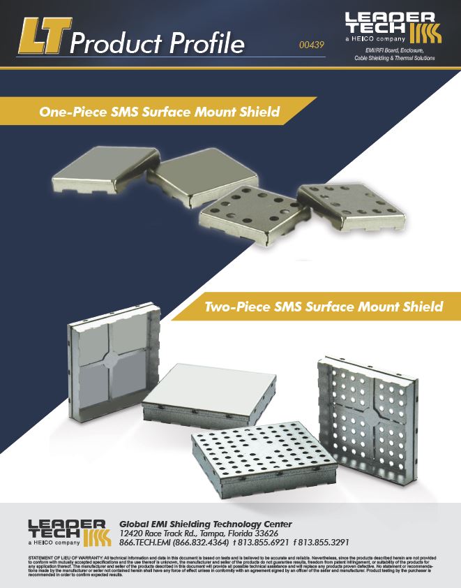 SMS Surface Mount Shields Leadertechinc