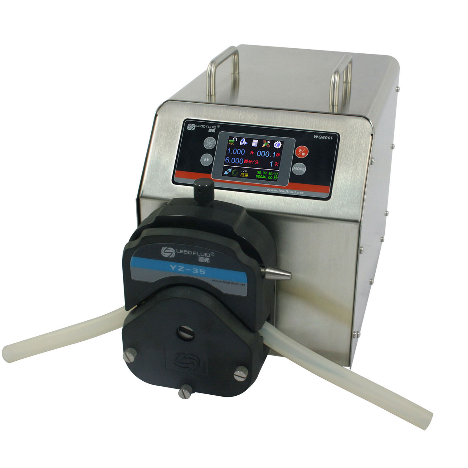 WG600F Intelligent Industrial Peristaltic Pump Lead Fluid Technology