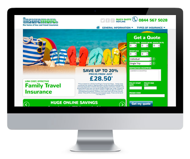 InsureMore A Responsive Web Design Case Study LeadGeneratorsDigital