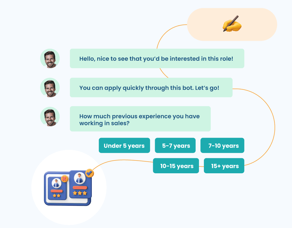 Use cases recruitment Leadoo Conversion Platform