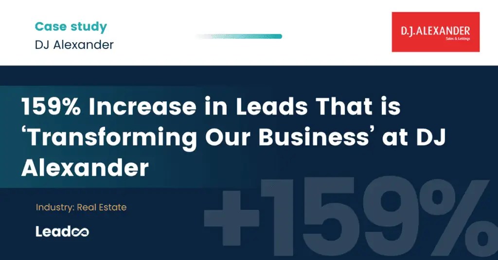 159 Increase in Leads That is ‘Transforming Our Business’ at DJ Alexander