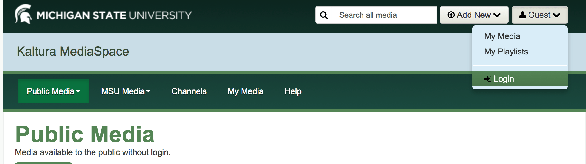 MediaSpace Introductory Resources mediaspace