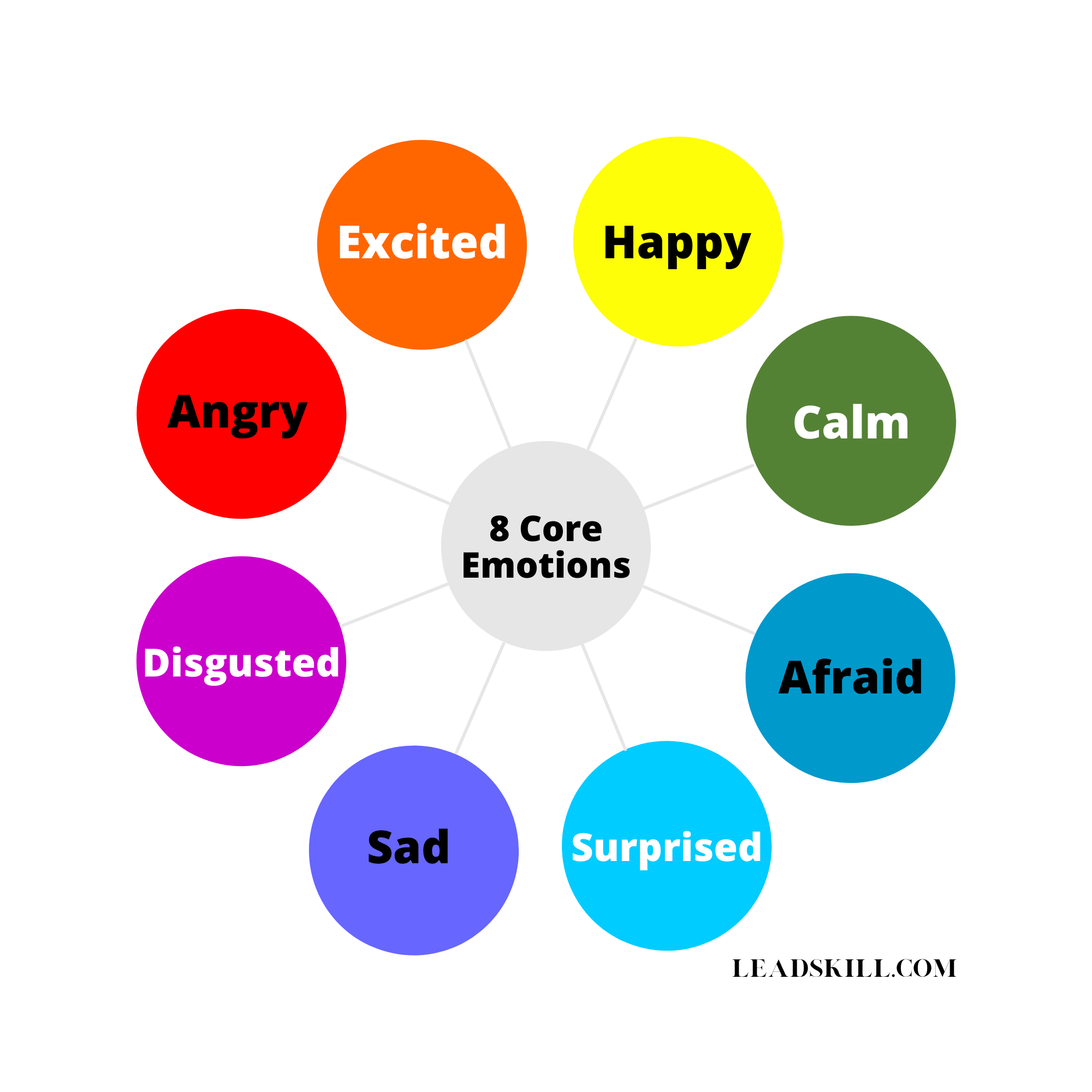 EMOTIONS WHEELS Complete Set Complete Library of Emotions Wheels