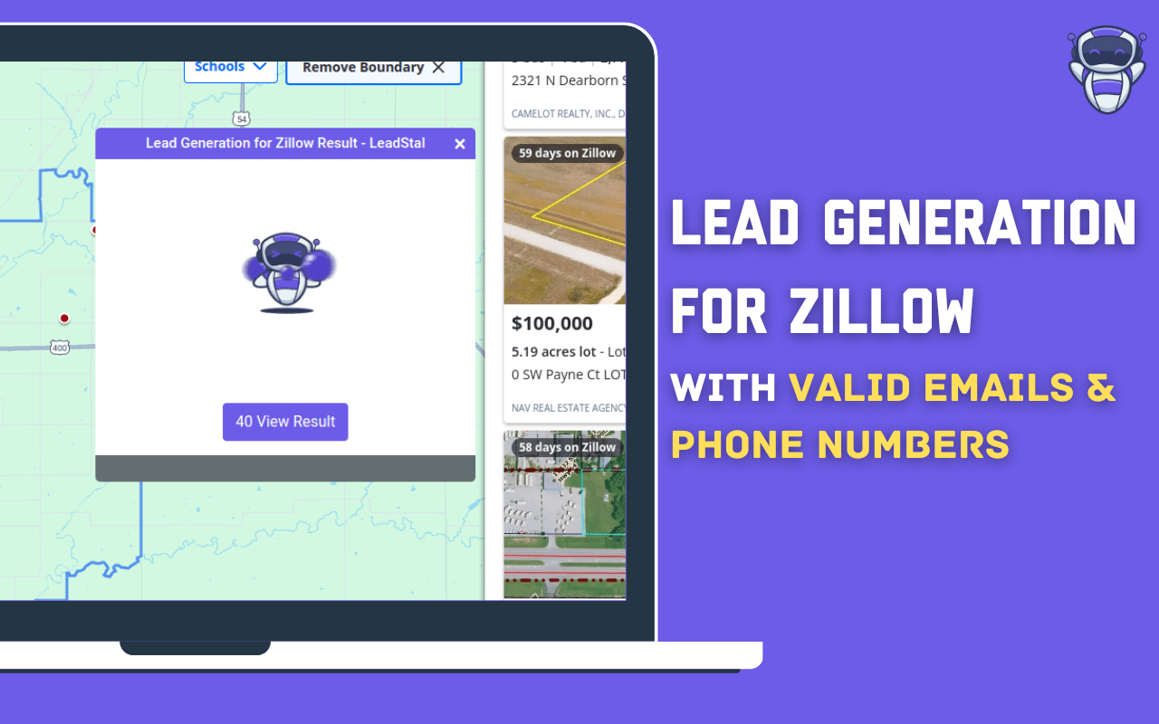 Lead Generation for Zillow 🏆 LeadStal【Try FREE】