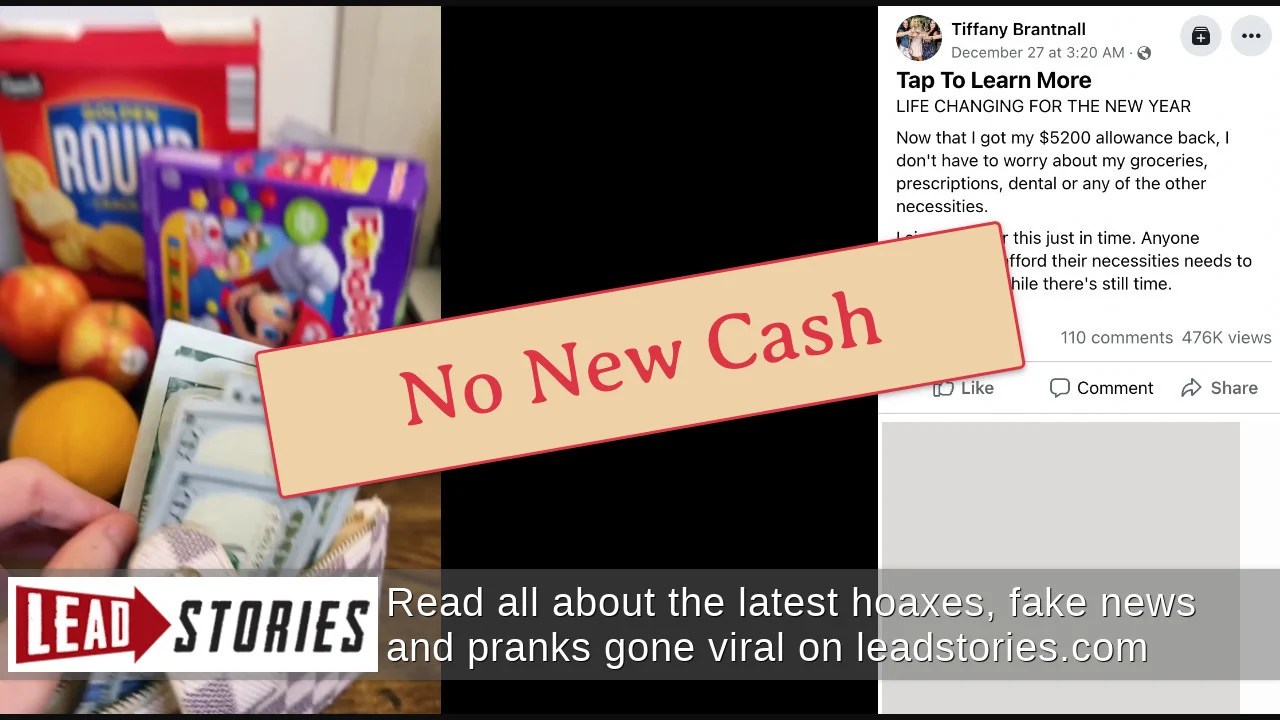 Fact Check NO New Health Care Stimulus Giving 5,200 To People Who