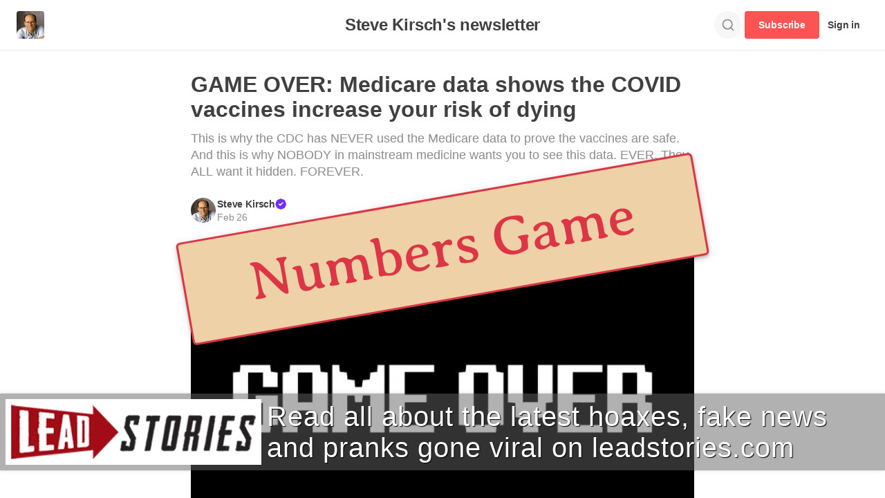 Fact Check Medicare Data Do NOT Show COVID Vaccines Increase Risk Of