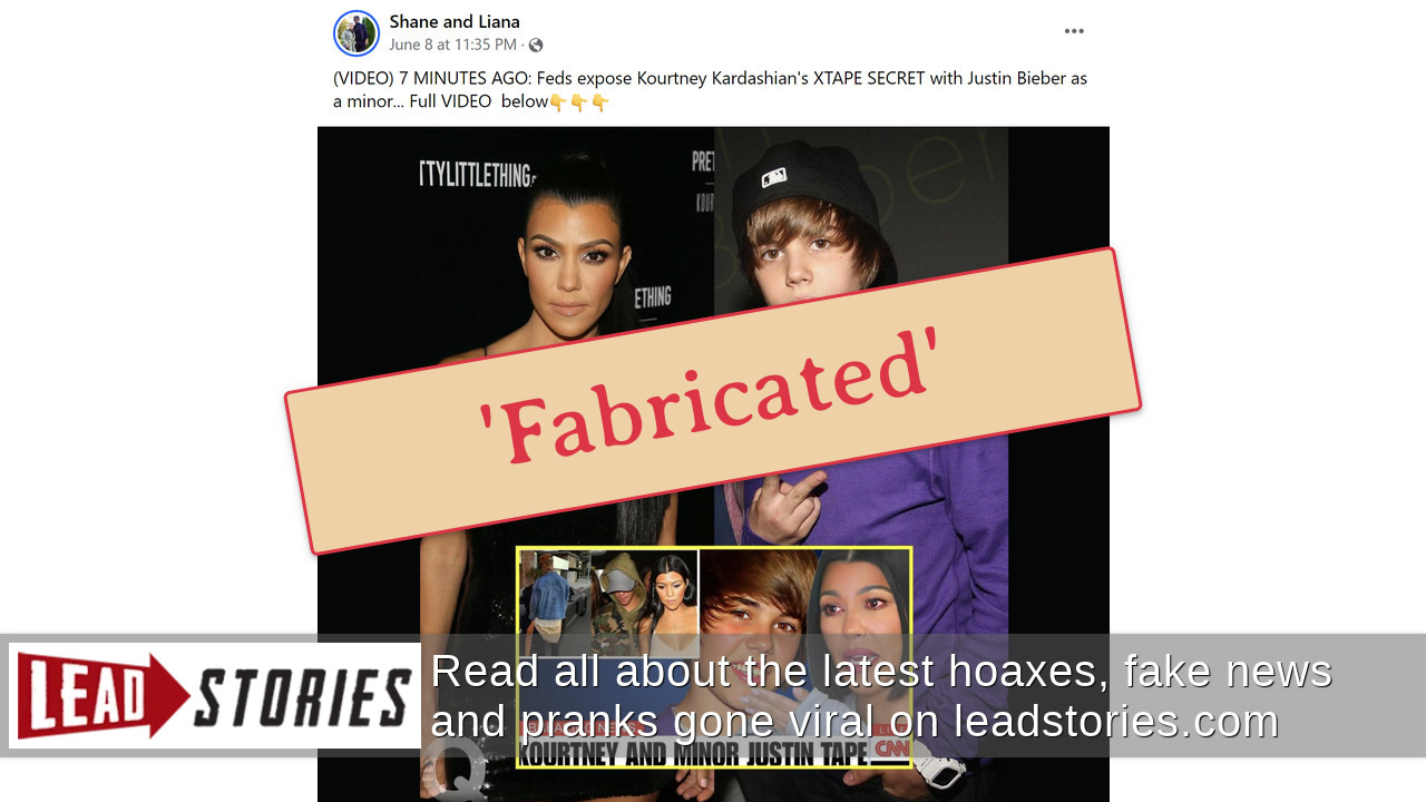 Fact Check: CNN Did NOT Broadcast Fake Story About A Sex Tape Involving Kourtney Kardashian And