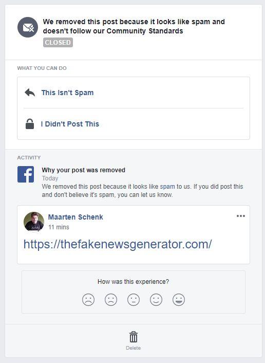 Reign of "New Fake News King" Already At An End? The Fake