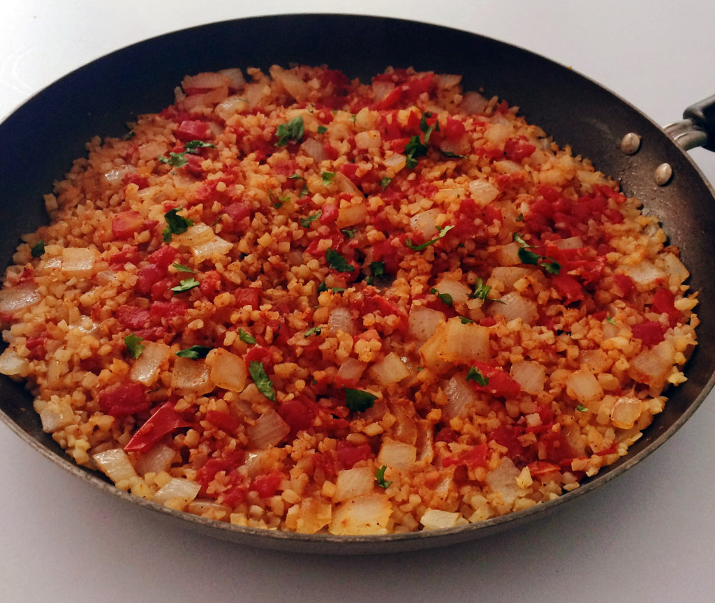 Spanish Cauliflower Rice Recipe The Leaf Nutrisystem Blog