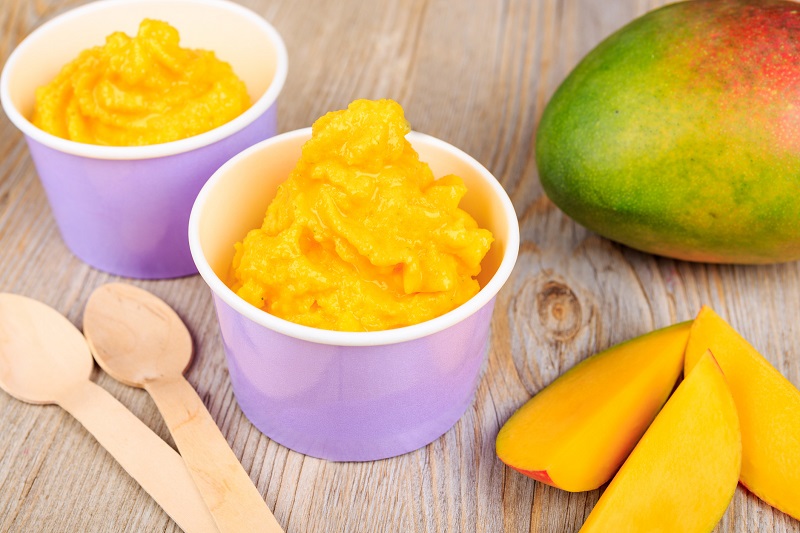 Coconut Mango Froyo Healthy Recipe The Leaf Nutrisystem