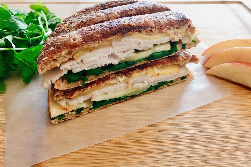 Turkey Panini 3Step Recipe The Leaf
