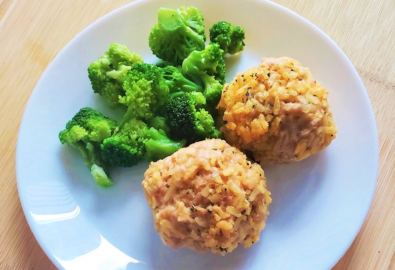Chicken Rice Cheddar Cakes The Leaf Nutrisystem Blog