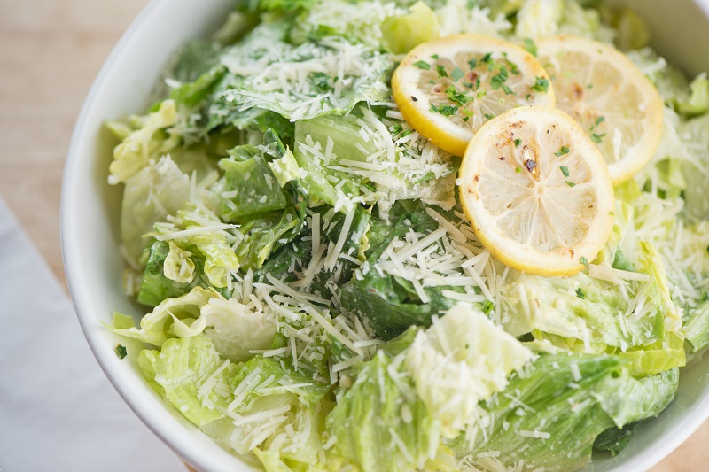 Romaine Simple Salad The Leaf