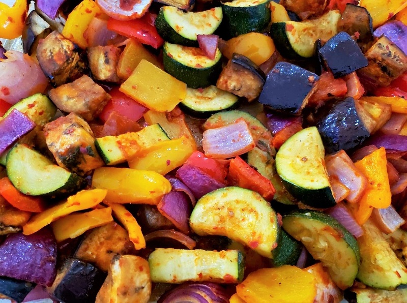 Roasted Vegetables HarissaStyle The Leaf