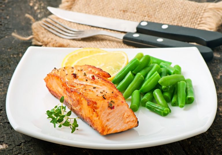 Lemon Salmon with Green Beans The Leaf
