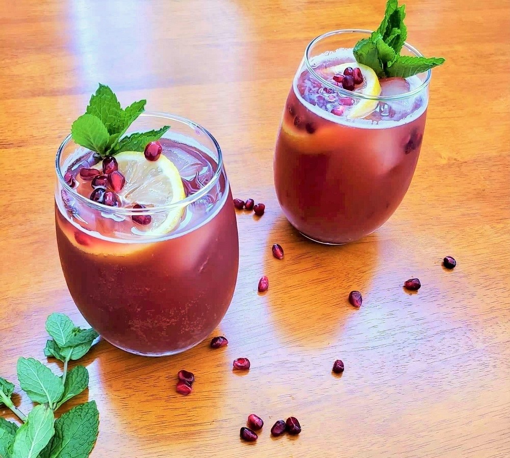 Pomegranate Ginger Kombucha Recipe The Leaf