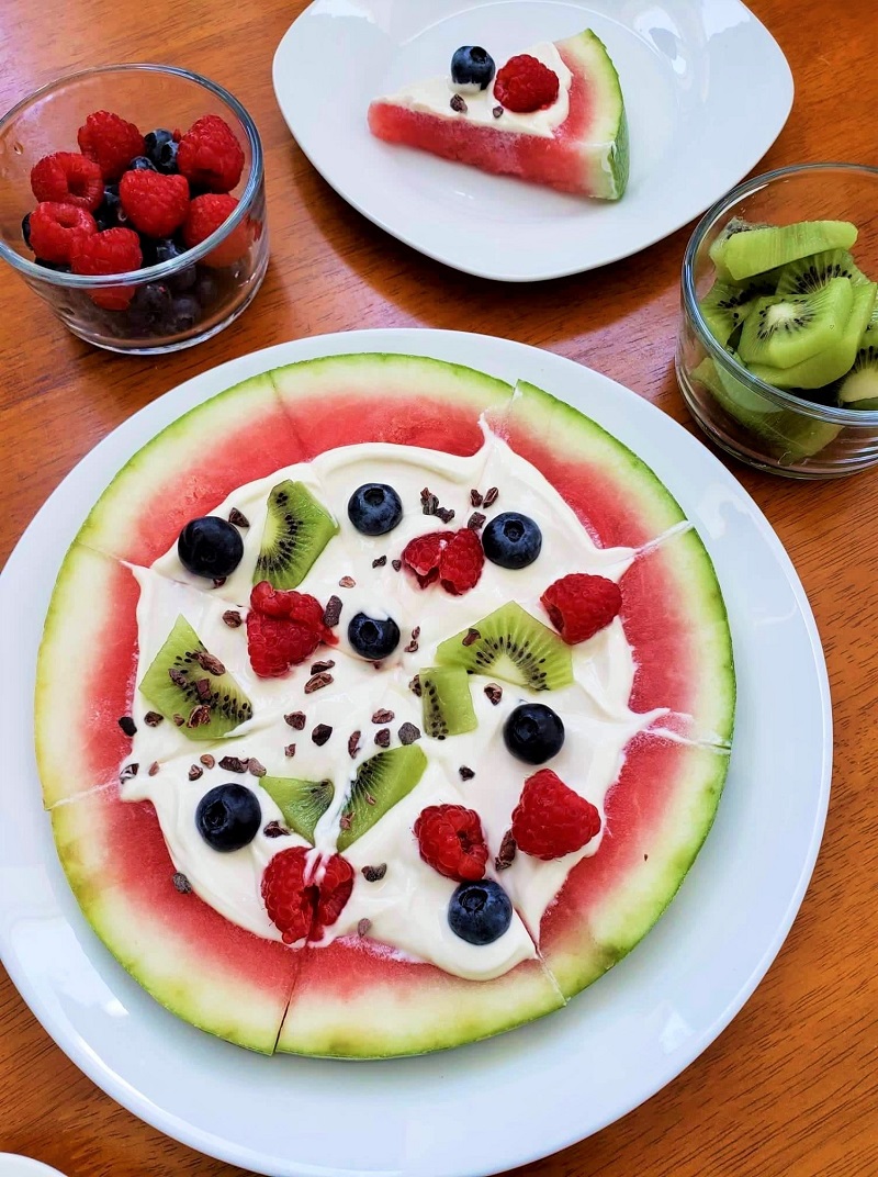 Watermelon Fruit Pizza Recipe The Leaf