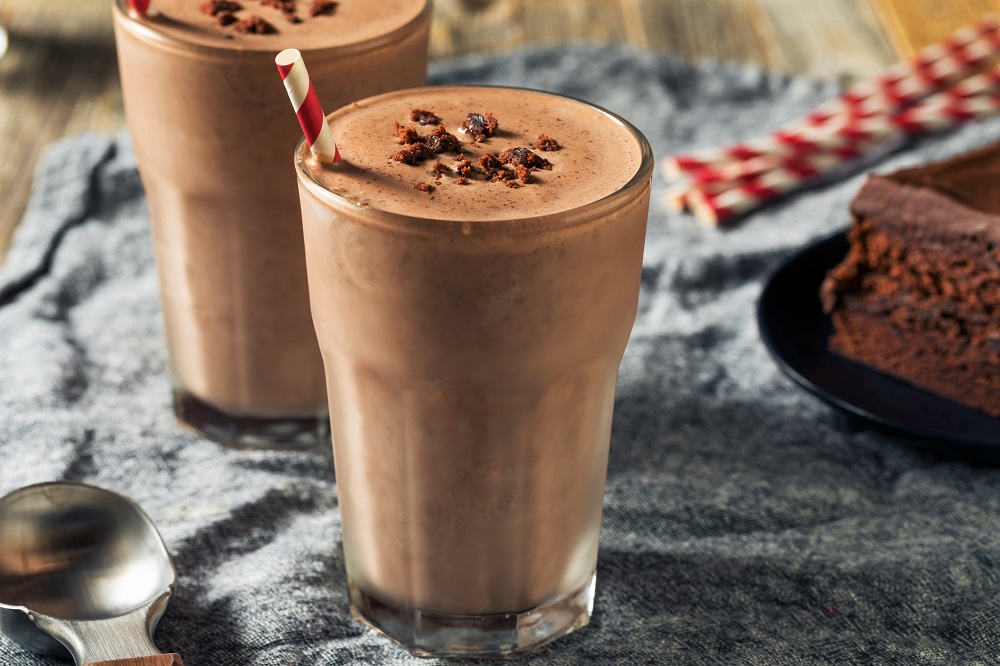Chocolate Brownie Milkshake Recipe The Leaf