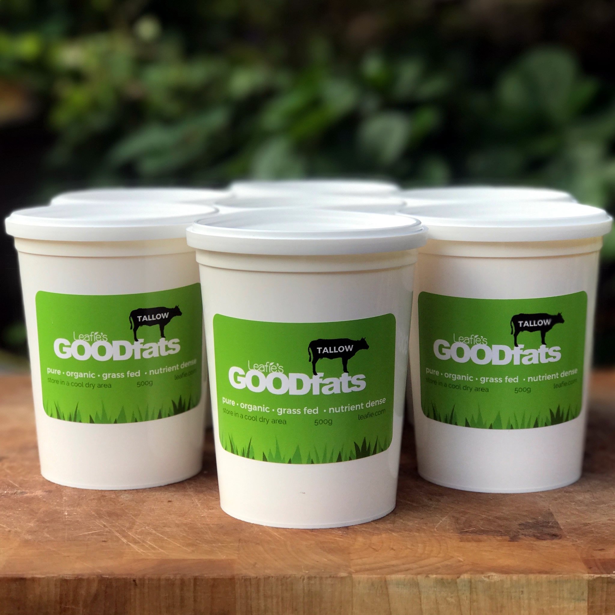 GOODfats Organic Grass Fed Beef Tallow Leafie