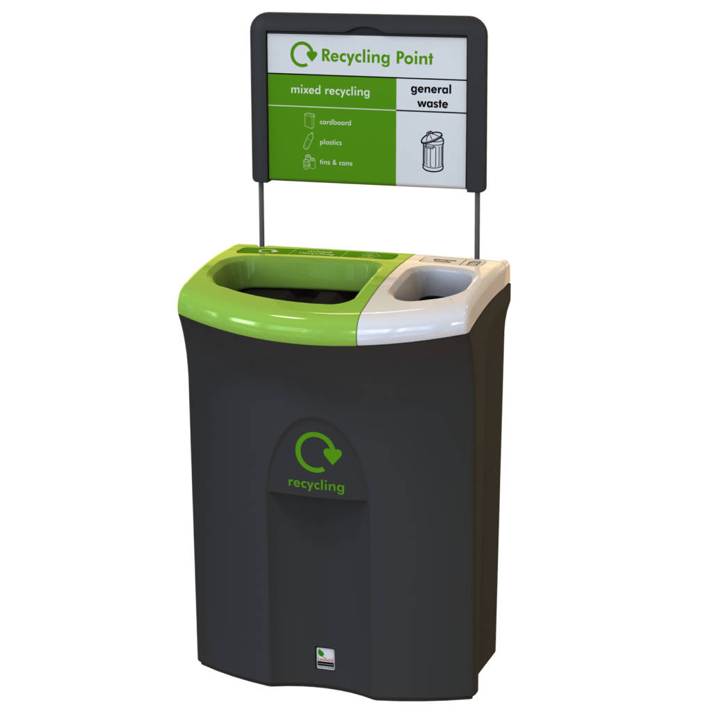 Meridian Office Recycling Bin 110 Leafield Environmental