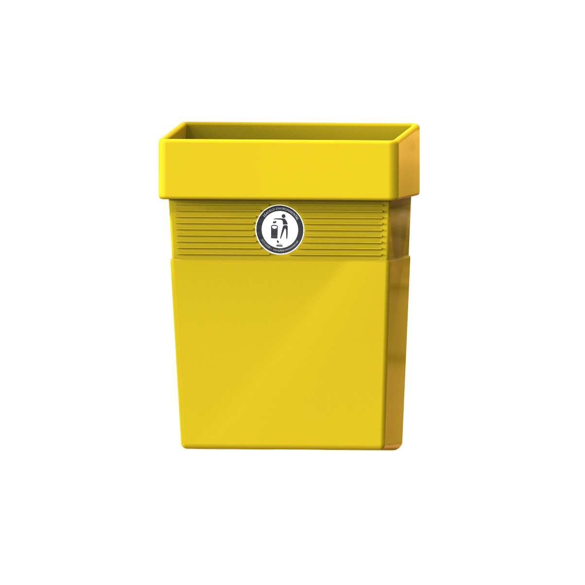 Regent 30 Litter Bin Wall or Post Mounted Leafield Environmental
