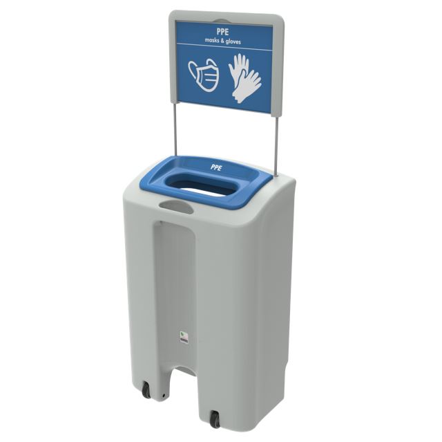 EnviroGo Recycling Bin 90 Litres Leafield Environmental