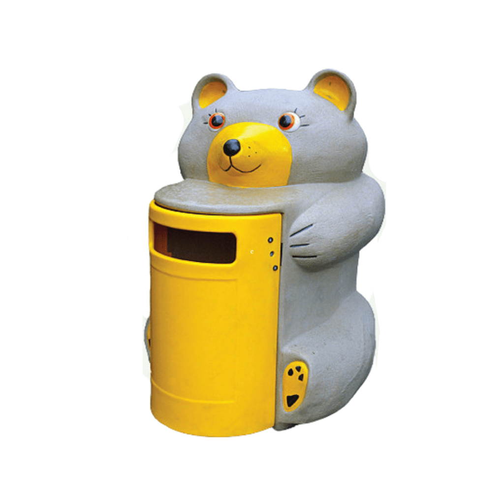 Ambere Bear Novelty Litter Bins School Bin Leafield Environmental Ltd