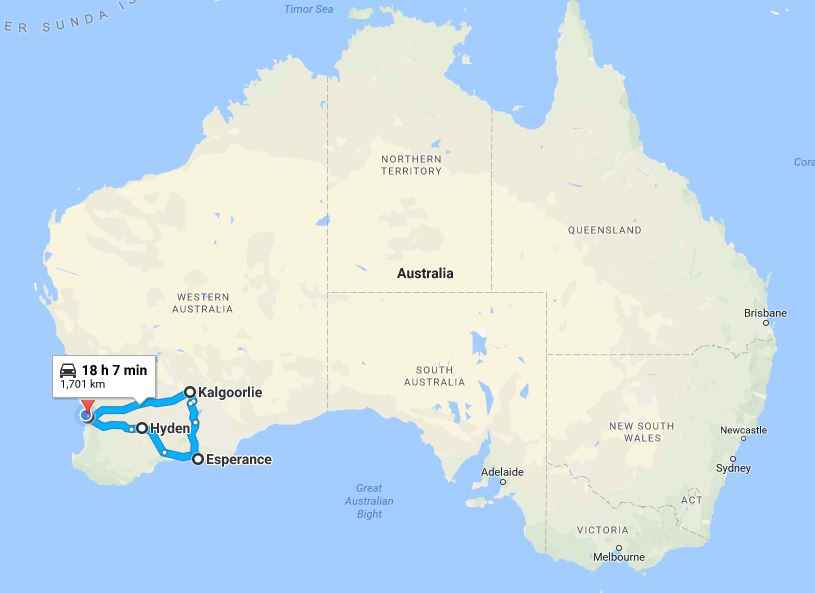 Where is Kalgoorlie, WA, Australia on Map Lat Long Coordinates