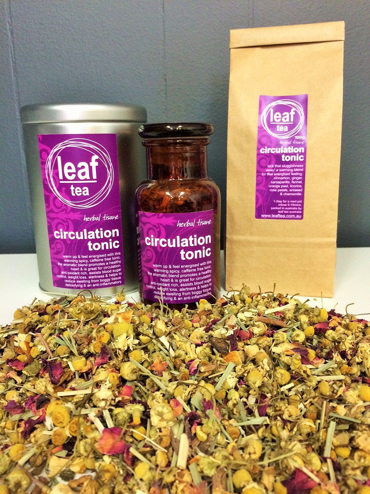 Buy Circulation Tonic Herbal Tisane Tea Leaf Tea