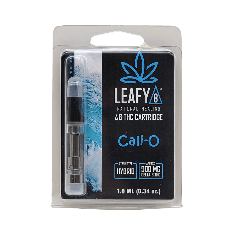Delta 8 THC Vape Cartridge CaliO (CDT) Leafy8 Delta8 THC, Delta9