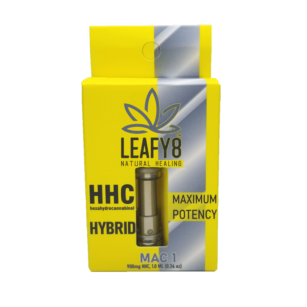 HHC Vape Cartridge Mac 1 (CDT) Leafy8 Delta9 THC, Delta8 THC