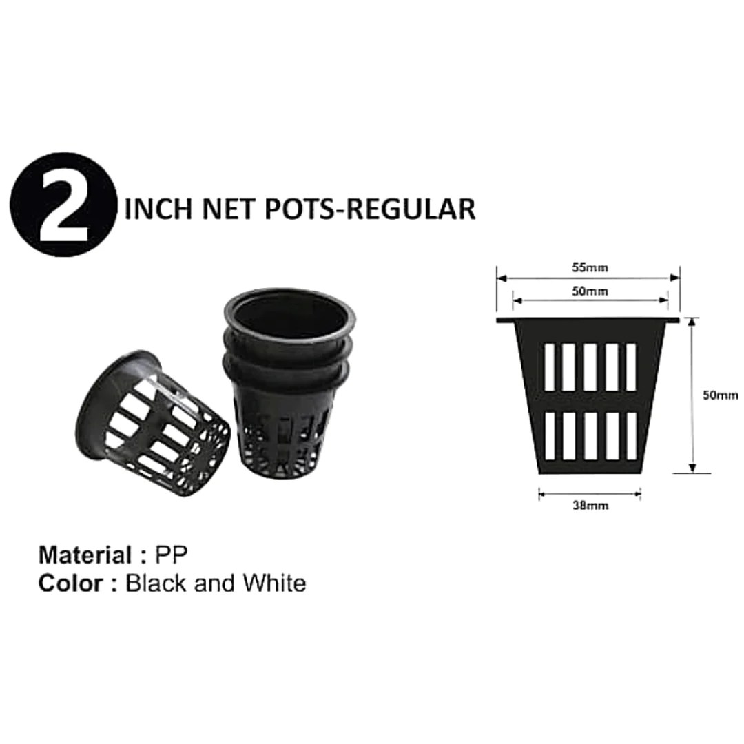 Netpots for Hydroponics (2 Inch ) Set of 50/100 Leafy Island