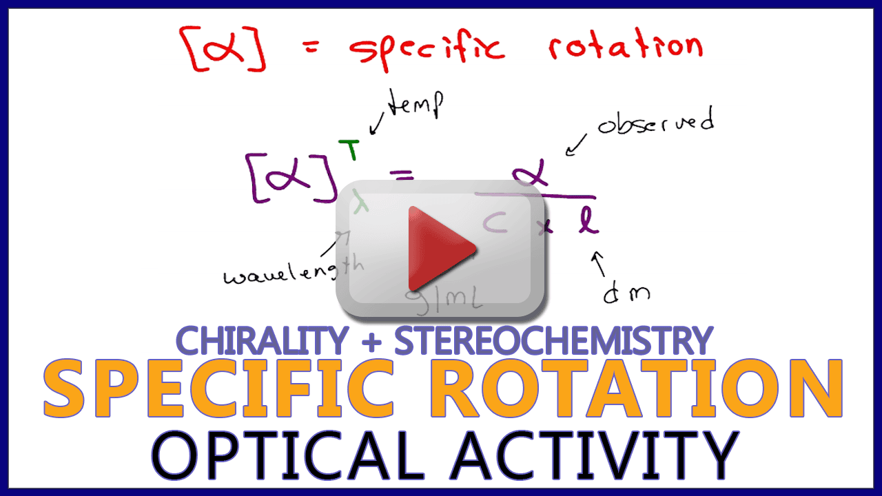 Specific Rotation Calculation in Optical Activity