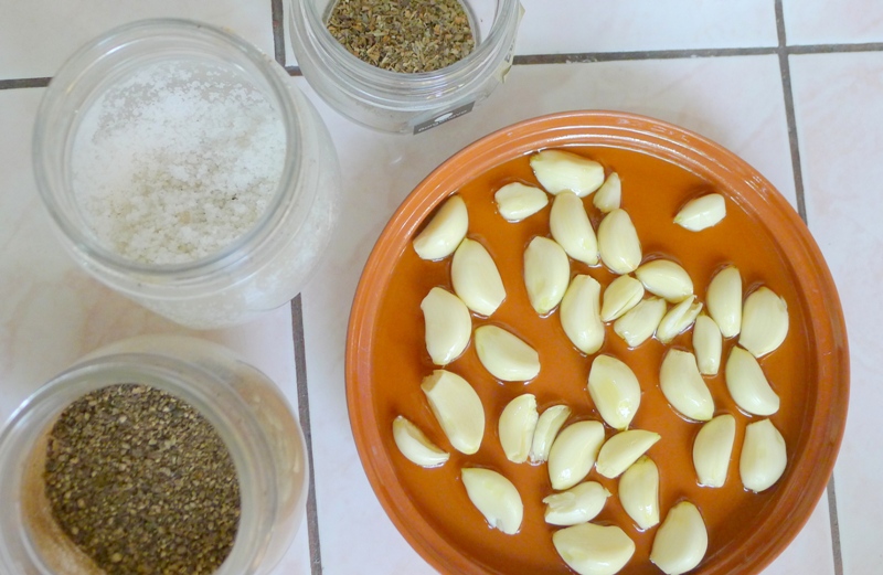 Cooking with Terra Cota Garlic Roaster THE BRIGHT SPOT