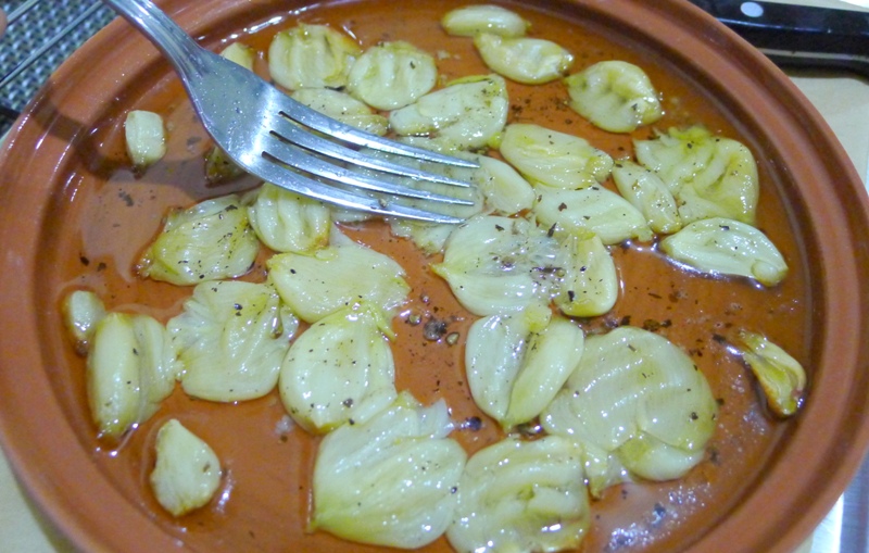 Cooking with Terra Cota Garlic Roaster THE BRIGHT SPOT