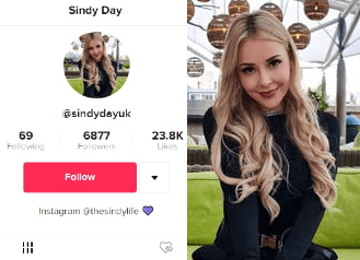 Sindy Day - realsindyday Tiktok Stars Leaked Nudes - Porn Pack