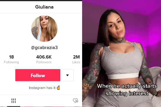 Guiliana Cabrazia - giulianacabrazia_ Tiktok Star Leaked Nudes - Porn Pack