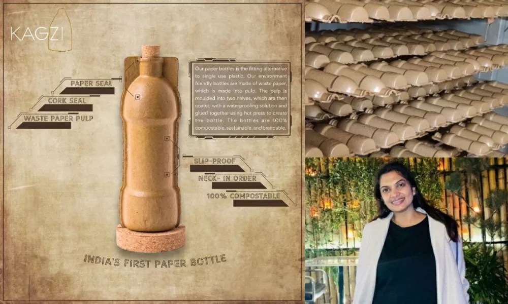 Primera botella de papel 100 reciclado, una alternativa para sustituir